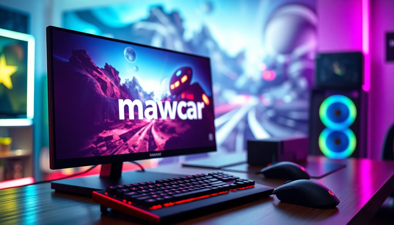 Mainkan mawar500 game dengan setup gaming yang menarik dan pencahayaan RGB yang dinamis.
