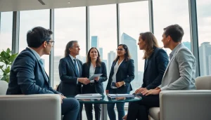 Attorneys collaborating in a modern office environment showcasing https://www.expertlawattorneys.com professionalism.