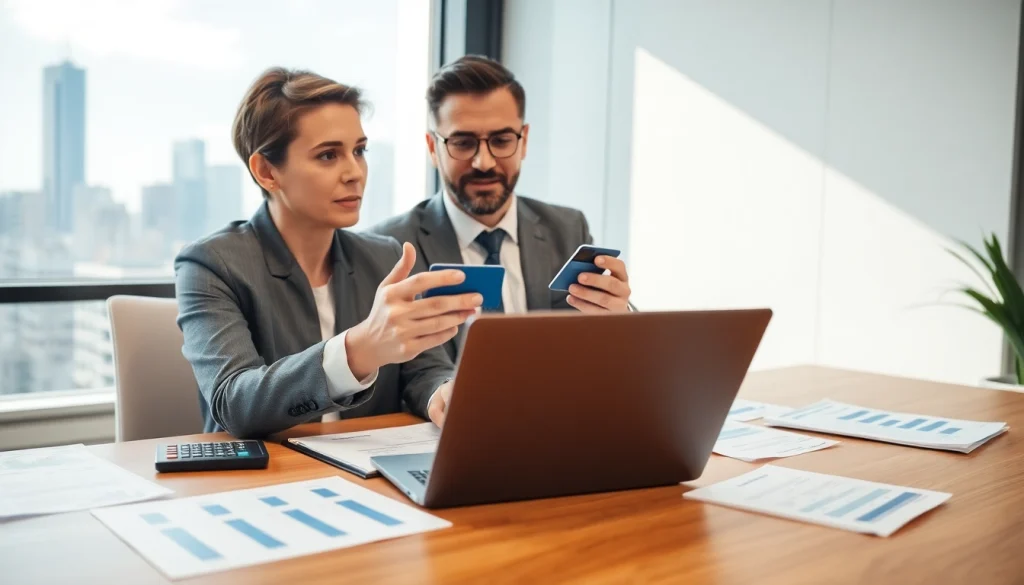 신용카드 현금화 전략을 회의 중에 설명하는 전문가 강조