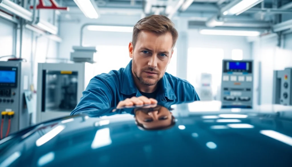 Klimatest auto berlin: Techniker führt präzisen Klimatest an einem Fahrzeug in moderner Prüfanlage durch.