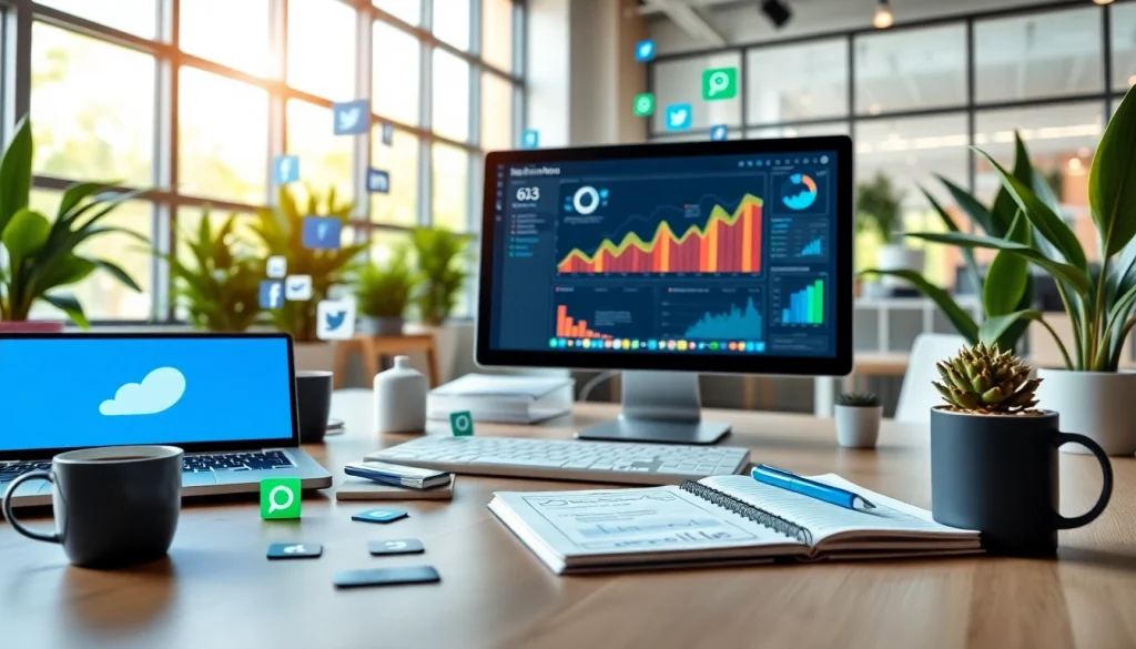 Boost your engagement with an effective smm reseller panel strategy in a vibrant marketing workspace.