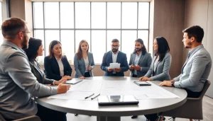 Consultants collaborating in a modern office environment at https://www.shiverhamilton.com.