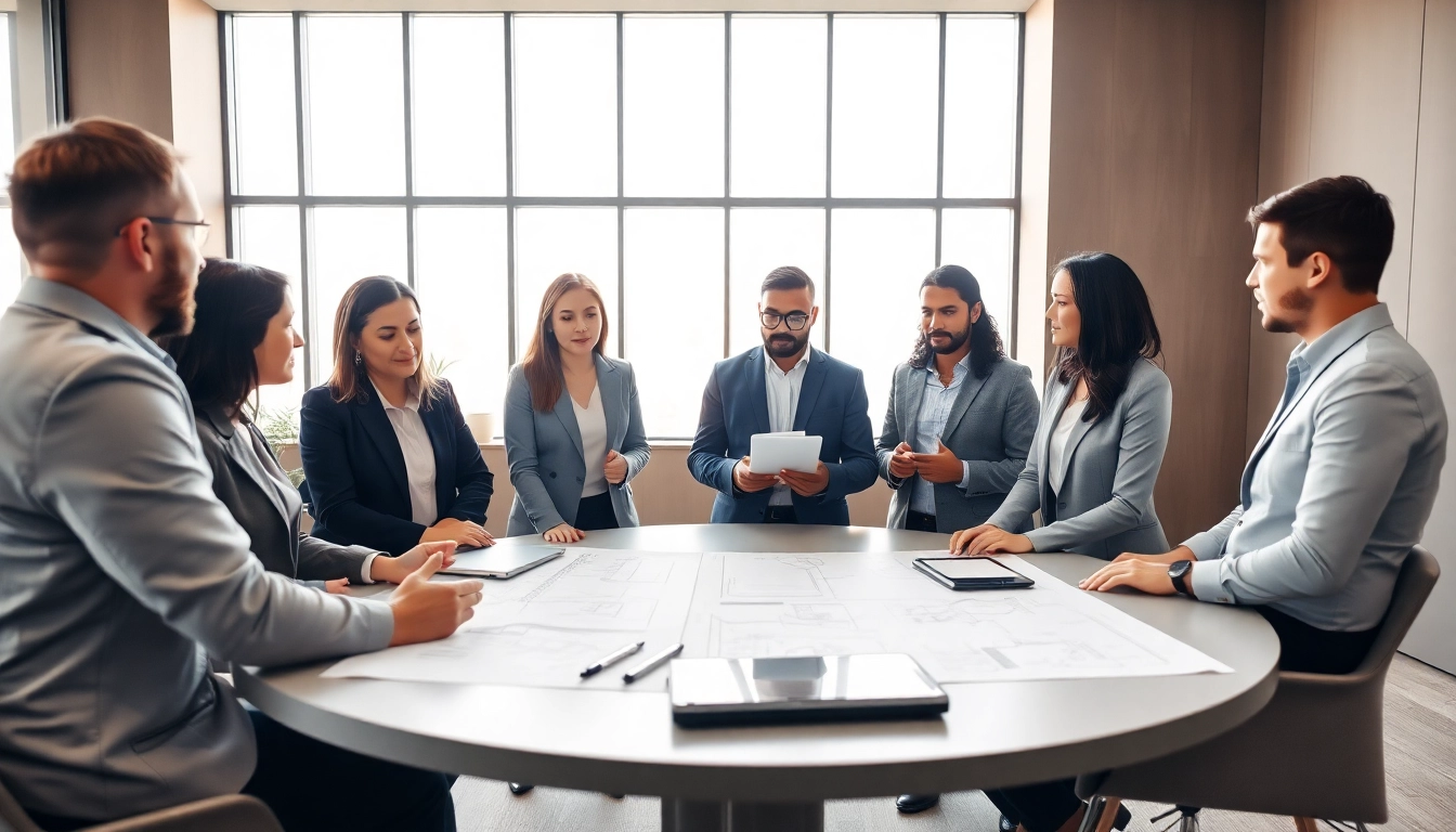 Consultants collaborating in a modern office environment at https://www.shiverhamilton.com.