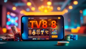 TV88 online betting platform showcasing vibrant user interface and games, highlighting safety and excitement