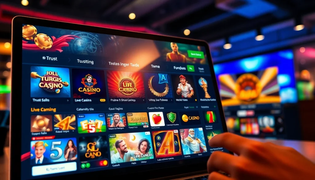 Engaging TV88 online platform showcasing diverse gambling games and user-friendly design.