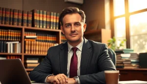 View of a professional lawyer at https://www.shiverhamilton.com managing legal documents efficiently.