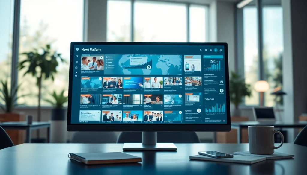 Navigate diverse news articles on https://newsharbor.com.ua with a professional digital workspace dashboard.