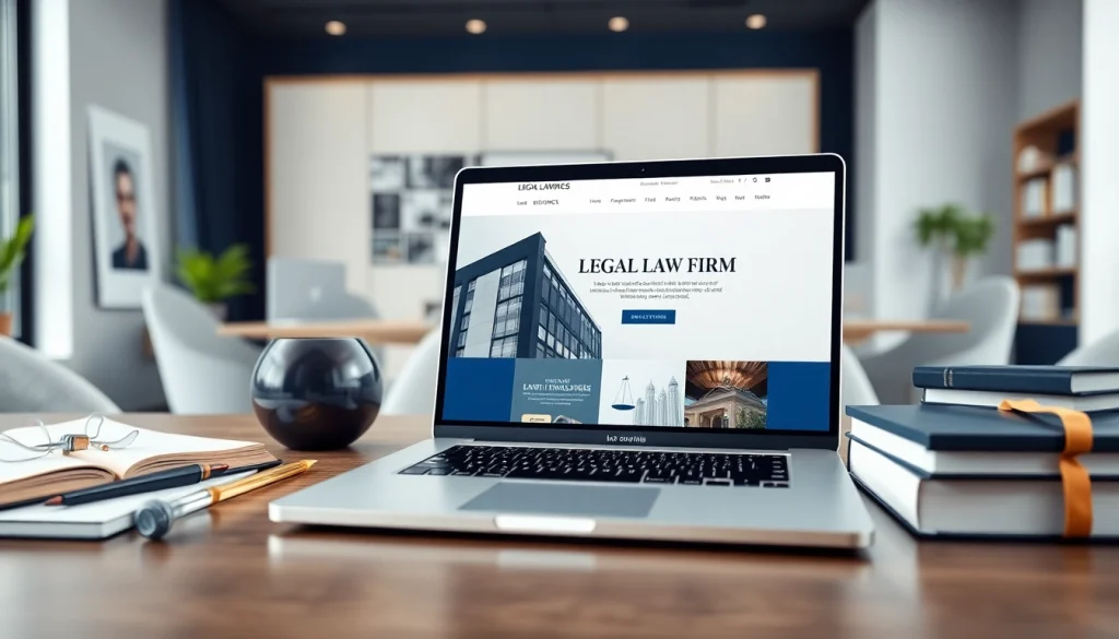 Showcase https://www.websites.law creative workspace for law firm website design and development