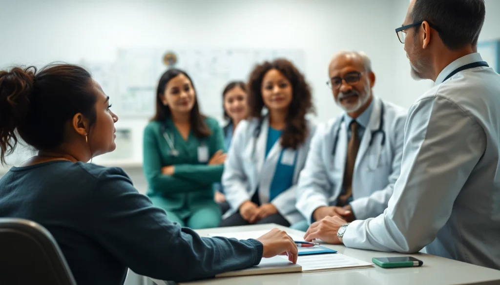 Engaging healthcare consultation showcasing https://www.medexdtc.com in an inviting clinic environment.