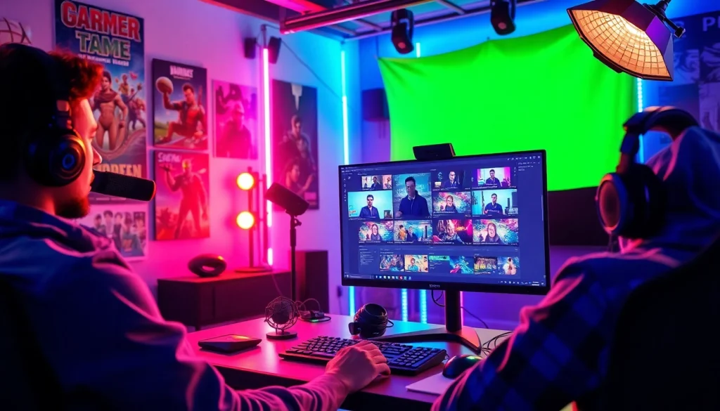 Edit Twitch clips seamlessly with https://streamgen.cc in a vibrant, modern workspace.