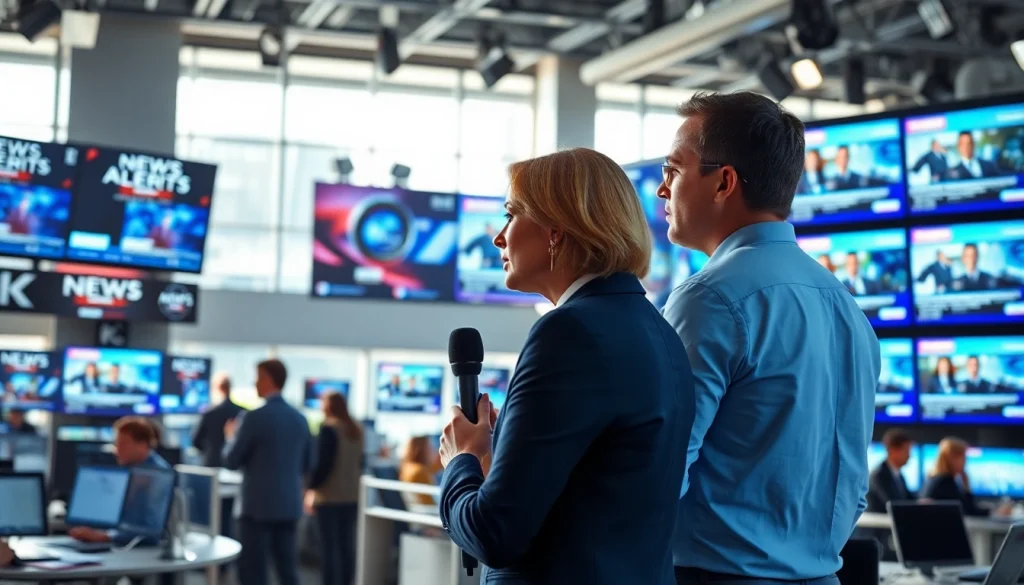 Engage with the latest news insights from https://saudiwadi.com in a professional newsroom setting.