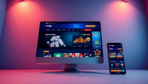 Experience TV88's user-friendly gambling platform showcased in a modern interface.