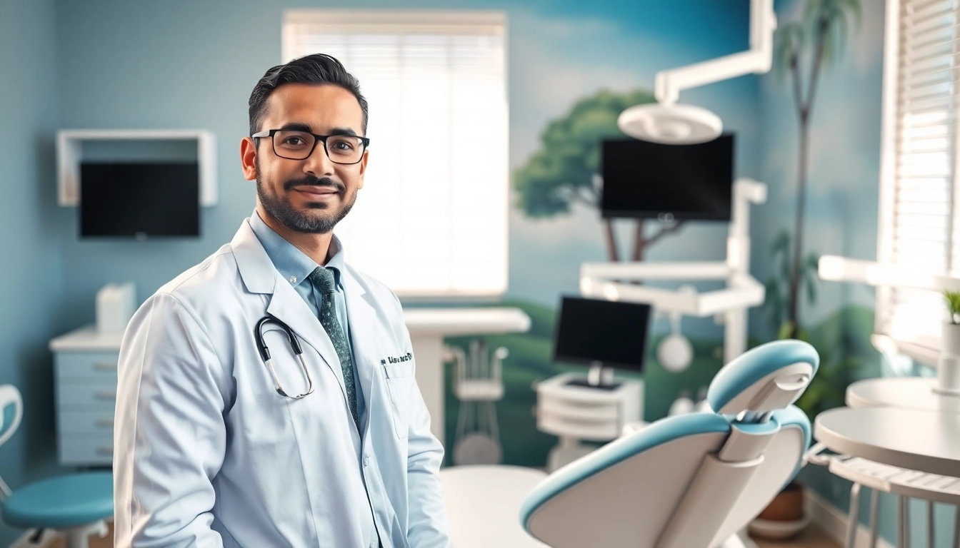 Dr. Shahram Valiani DDS performing a dental consultation in his modern practice.