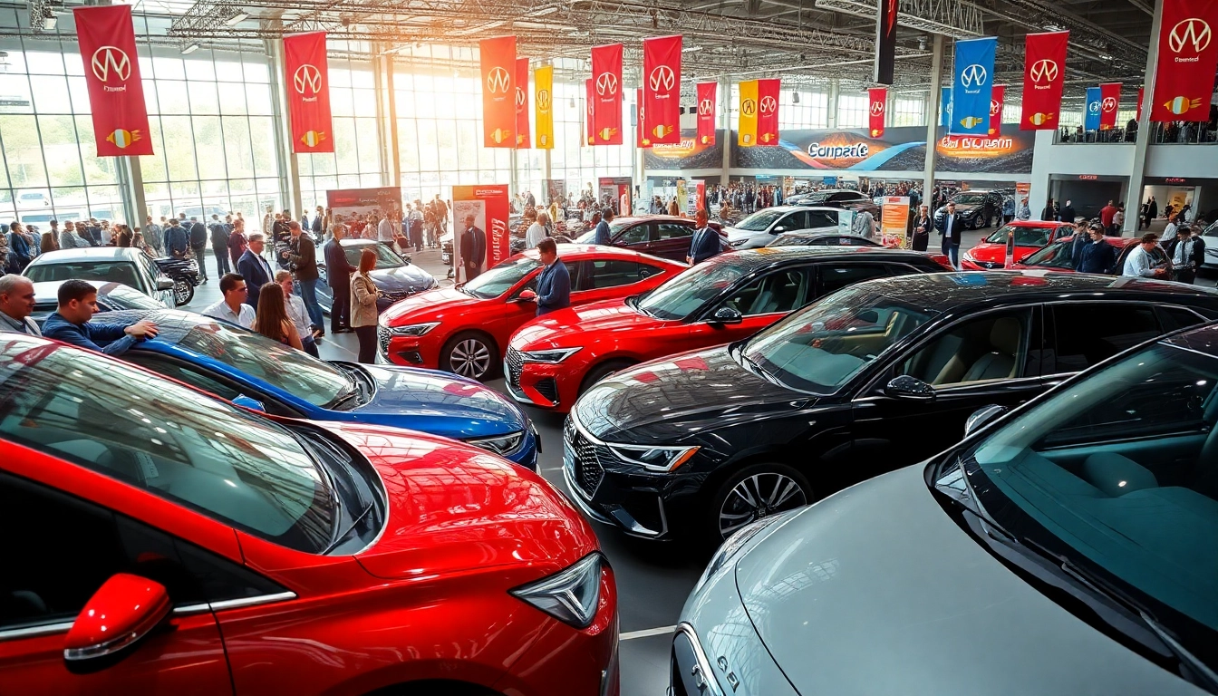 Experience the excitement of the Auto Cars Show with various car models and enthusiastic attendees.