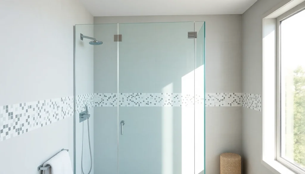 Admire the elegant paroi de douche sirhona showcasing its sleek design and transparent features.