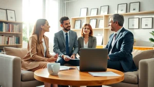 Consultation with a family attorney at https://www.stpetefamilyattorney.com in a modern office.