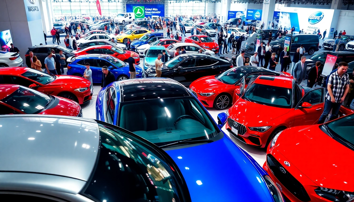 Experience the excitement of an Auto Cars Show with diverse vehicles and enthusiastic crowds.