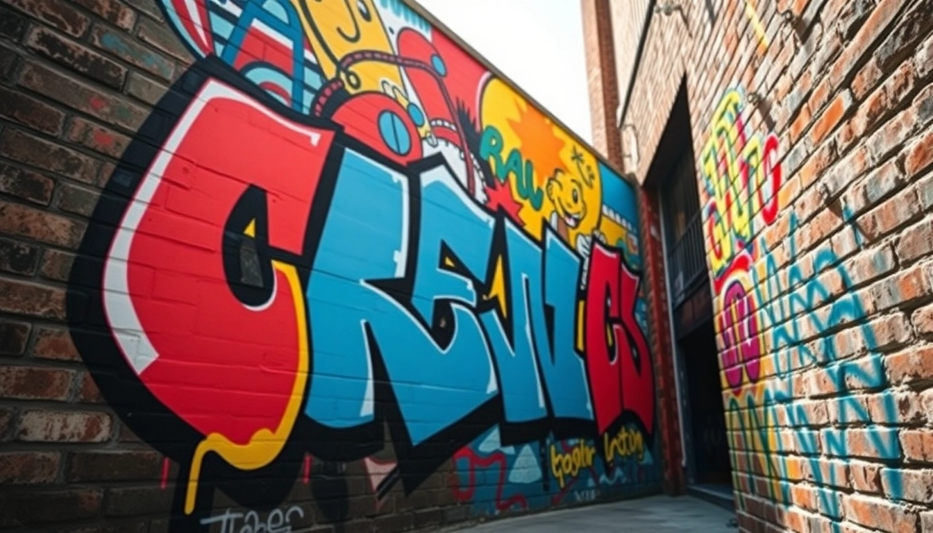Enhance your space with captivating graffiti wall art that showcases vibrant urban creativity.