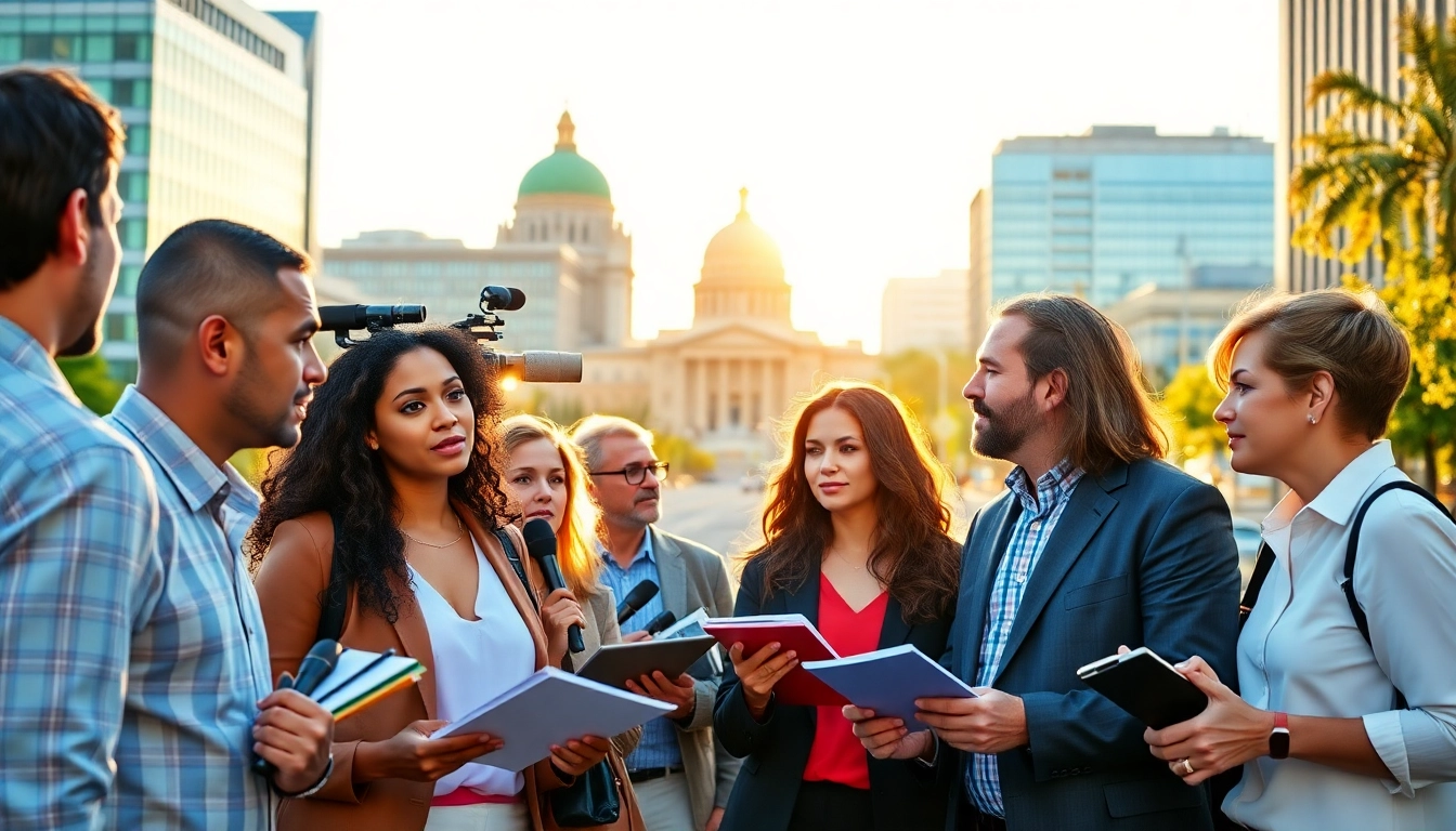 Engaging news reporting scene highlighting diversity at https://www.slavicsac.com with bustling urban insights.