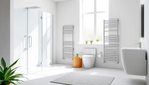 Sonni sanitär Produkte im modernen Badezimmer mit eleganten Designs und hellen Farben.