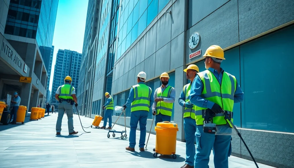 Auftragsarbeiten von https://nm-gebäudeservice.de in der urbanen Gebäudepflege mit einem professionellen Team.