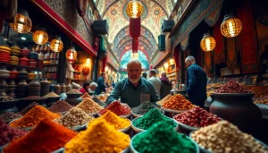 تصفح الأخبار العاجلة على https://saudiwadi.com مع مشهد في سوق مفعم بالحياة.