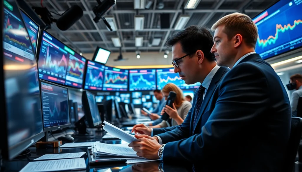 Žurnalistas dirba su naujienų srautu https://technaujienos.lt, moderniame biure.