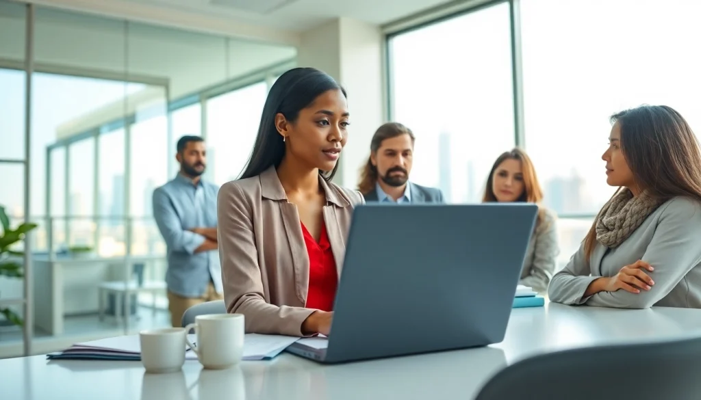 Navigate the Domestic worker visa application UAE process with expert guidance in a modern office setting.