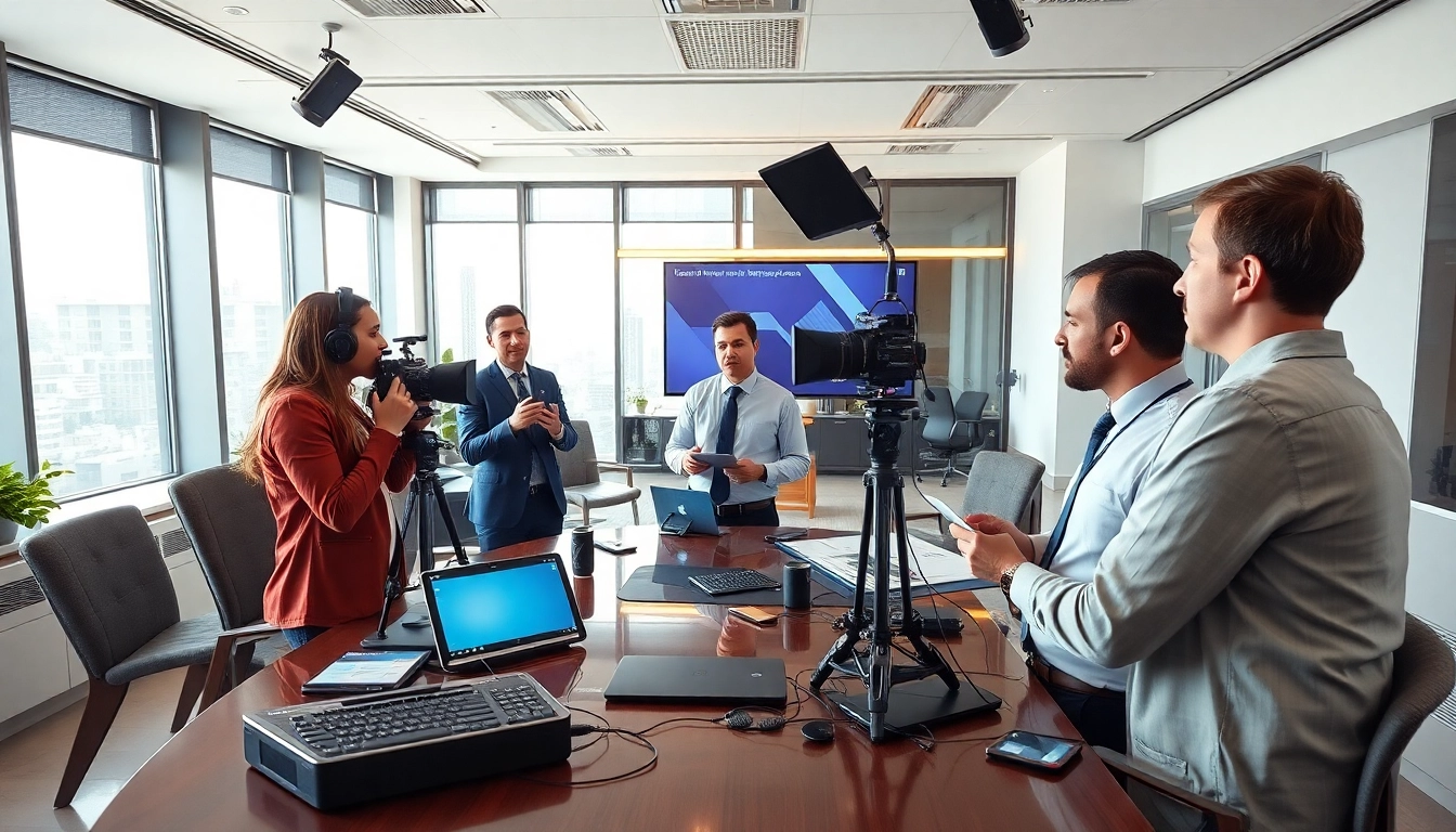 تغطية إخبارية مميزة على saudiwadi.com تظهر صحفيين متنوعين في غرفة الأخبار.