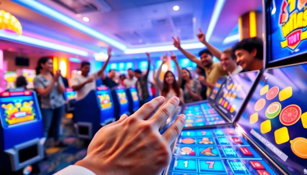 Petani toto game interface engaging players with dynamic visuals dan exciting atmosphere.