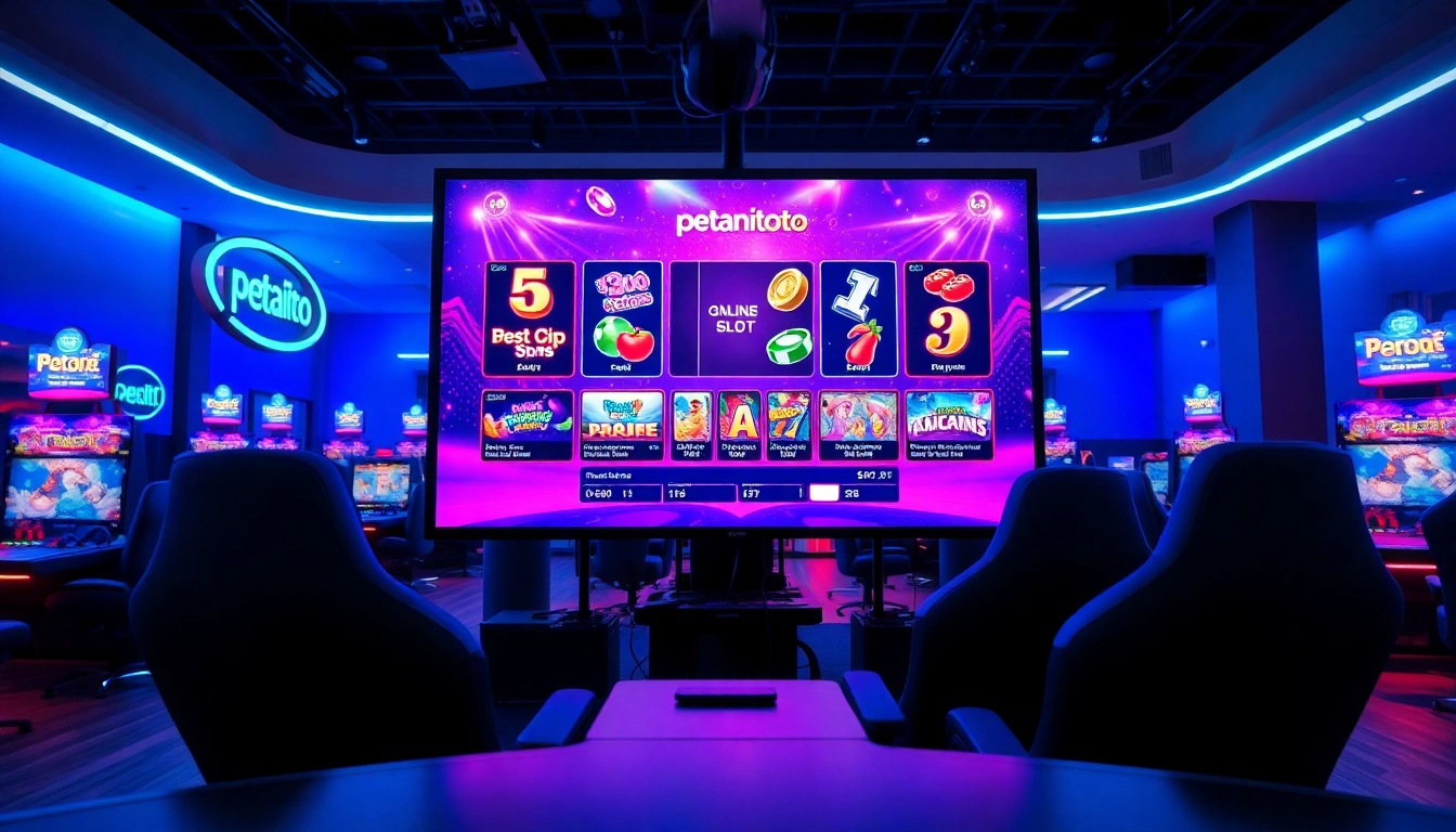 Menampilkan pengalaman bermain petanitoto dengan permainan slot yang menarik dan lingkungan yang mengasyikkan.