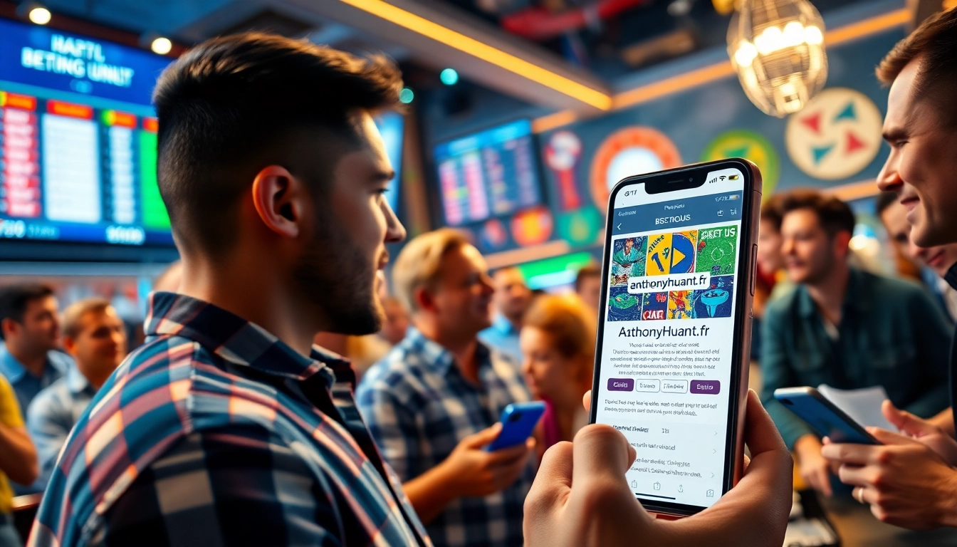 Découvrez les options de paris sur anthonyhuant.fr avec des passionnés de sport en action.