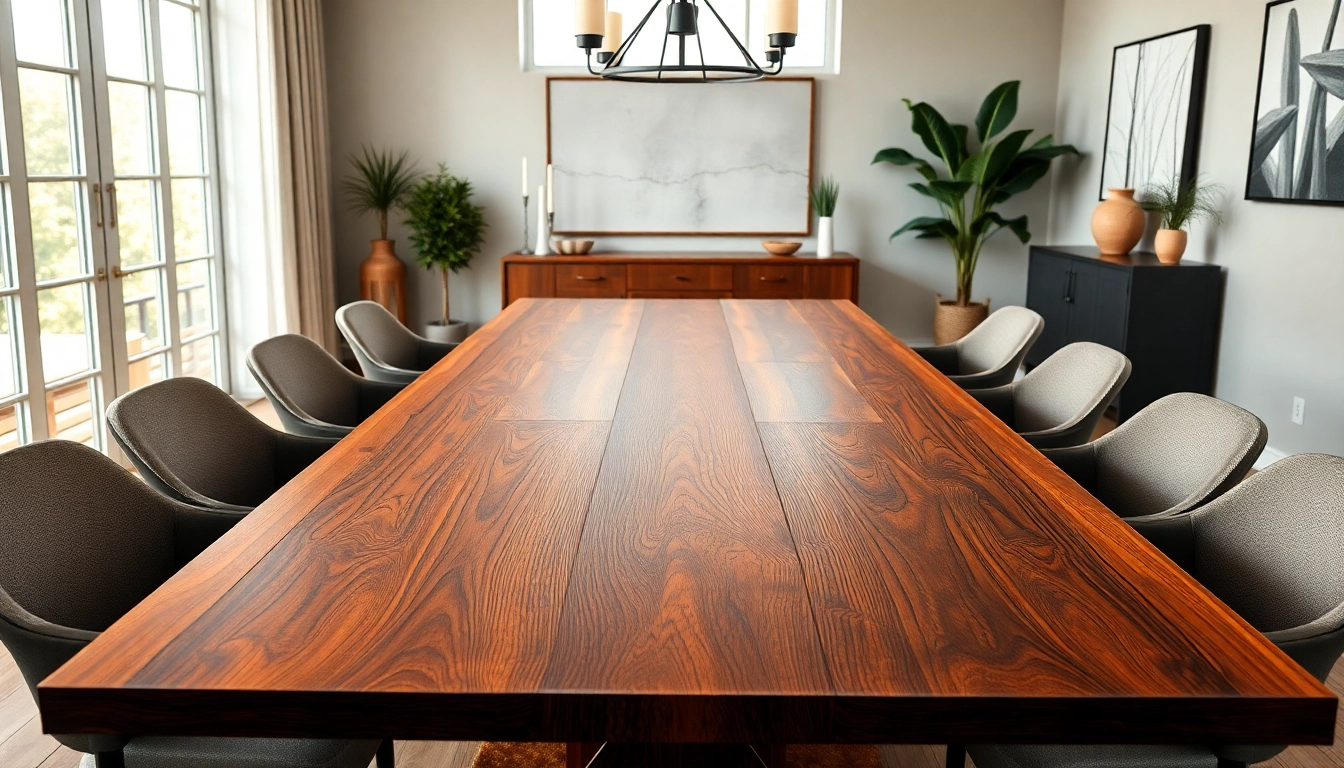 Craft a beautiful custom dining table that enhances your dining experience.
