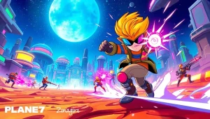 Menangkan fitur menarik dari permainan PLANET77 game dengan aksi karakter penuh energi.