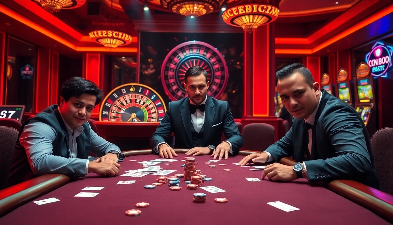 Experience thrilling gameplay with the SN888 App, showcasing an intense poker game setup.