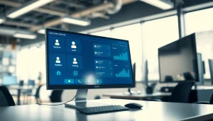 Engaging interface of call center software highlighting data analytics and call management functionalities.