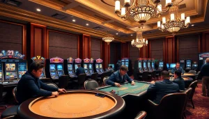 KJC offers luxurious gaming experiences at vibrant poker tables and exciting slots.