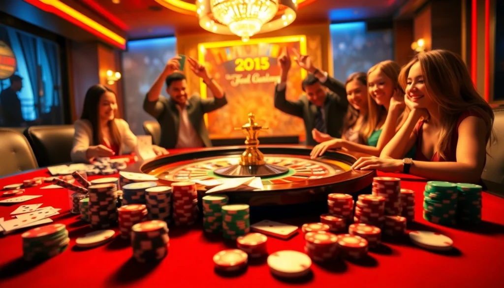 Gamble with excitement at https://thabetc.net/ featuring vibrant casino tables and poker chips.