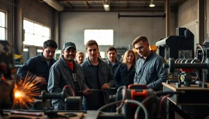 Students excel in hands-on training at Trade School Tennessee, focusing on welding and automotive repair.