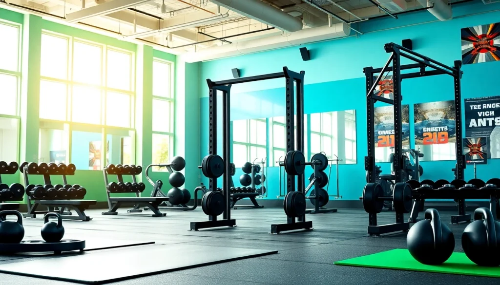 Découvrez un rack de musculation professionnel sur instasupertonio.fr dans un environnement de fitness dynamique.