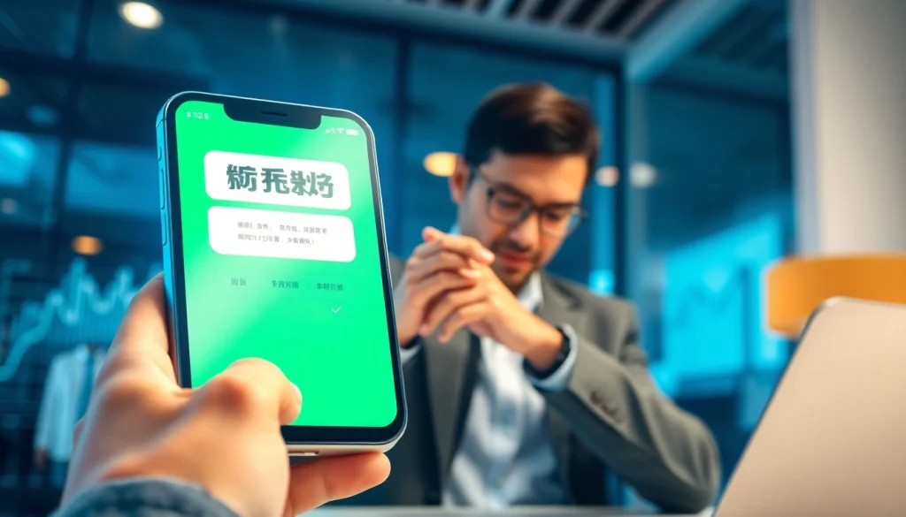 현대 디지털 금융을 선보이는 스마트폰의 소액결제 인터페이스