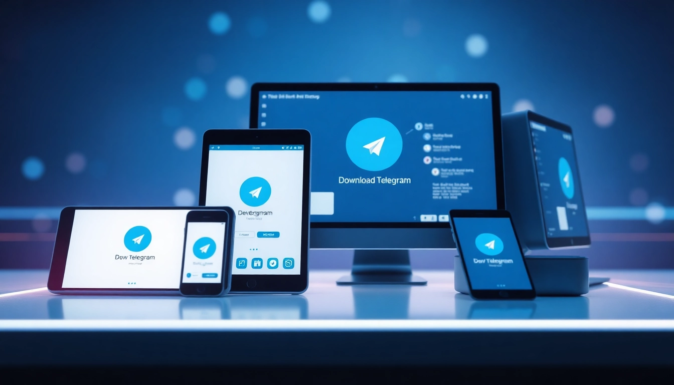 Experience the seamless Telegram官网下载 process across devices like smartphones, tablets, and desktops.