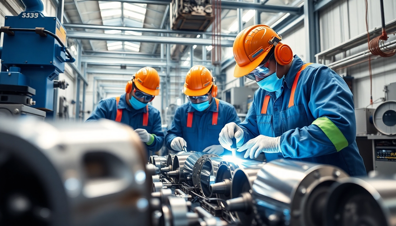 Zinc nickel plating process in Malaysia, showcasing industrial workers applying plating to automotive parts.