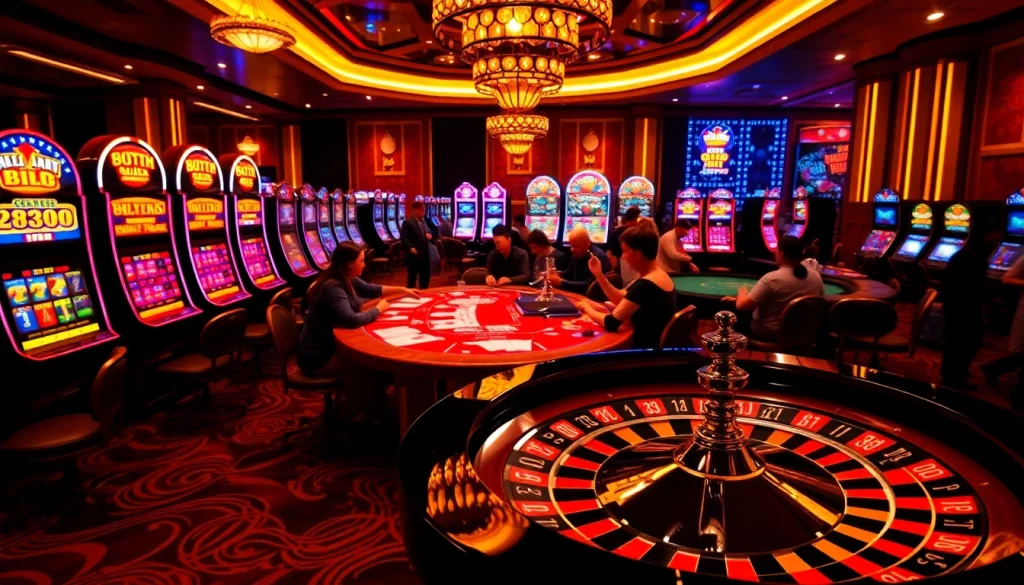 Experience the excitement of jeetbuzz ক্যাসিনো with vibrant slot machines and poker tables.