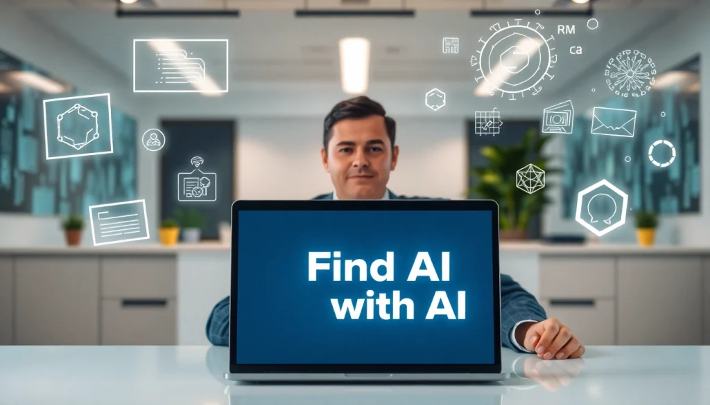 Engage with the innovative process to Find AI with AI through technology tools.