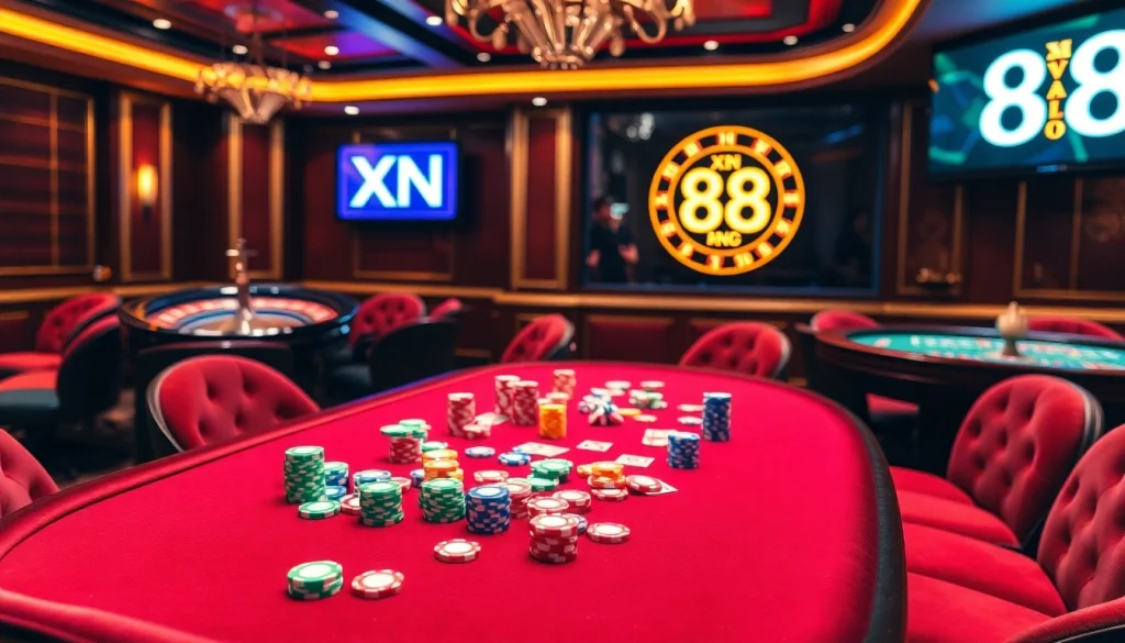 Experience the thrill of XN 88 with vibrant casino games and lively poker action.