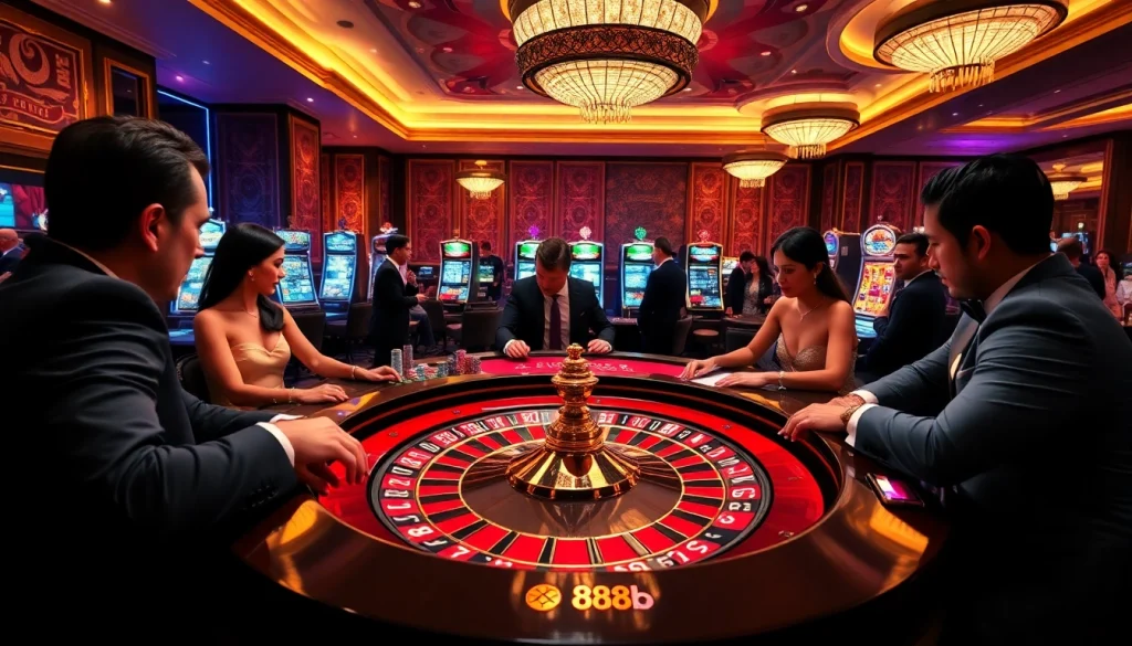 Experience excitement at a luxury casino table with 888b betting action.