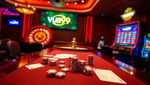 Experience the excitement of gambling at vua99 with poker, roulette, and slot machines.