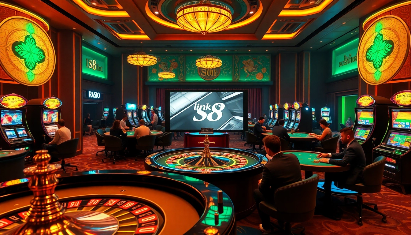 Experience the excitement of high-stakes gaming with link s8 at S8 casino, featuring vibrant tables and thrilling action.