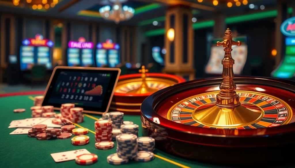 Experience the excitement of gaming at trang chủ 789club with vibrant casino elements and luxurious ambience.